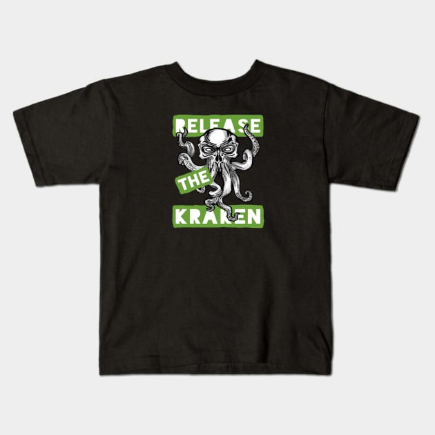 release the kraken Kids T-Shirt by mohamed705